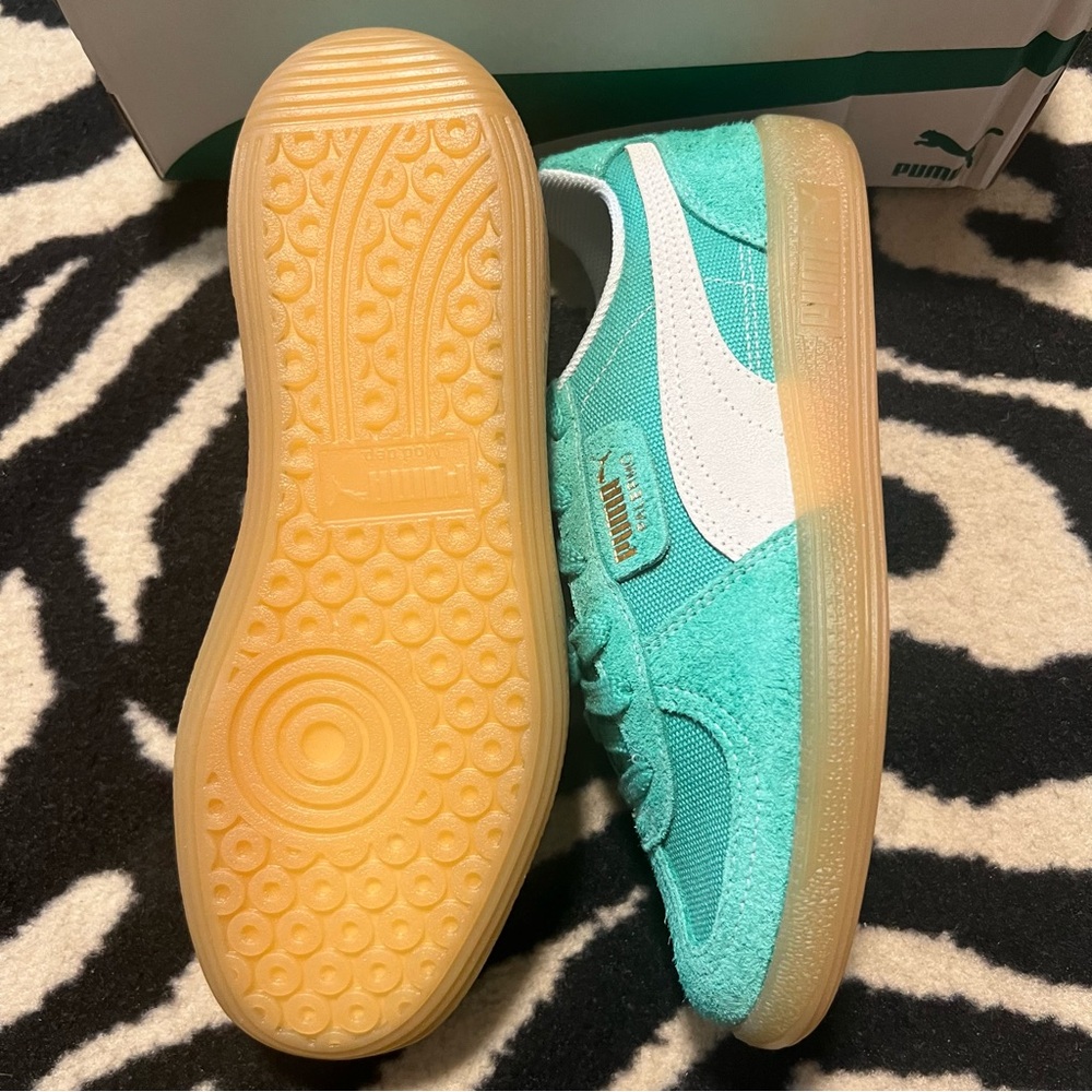NWT Puma Palermo Vintage Sneakers Jade Frost Frosted Ivory Size Women’s 7.5 - Picture 13 of 15